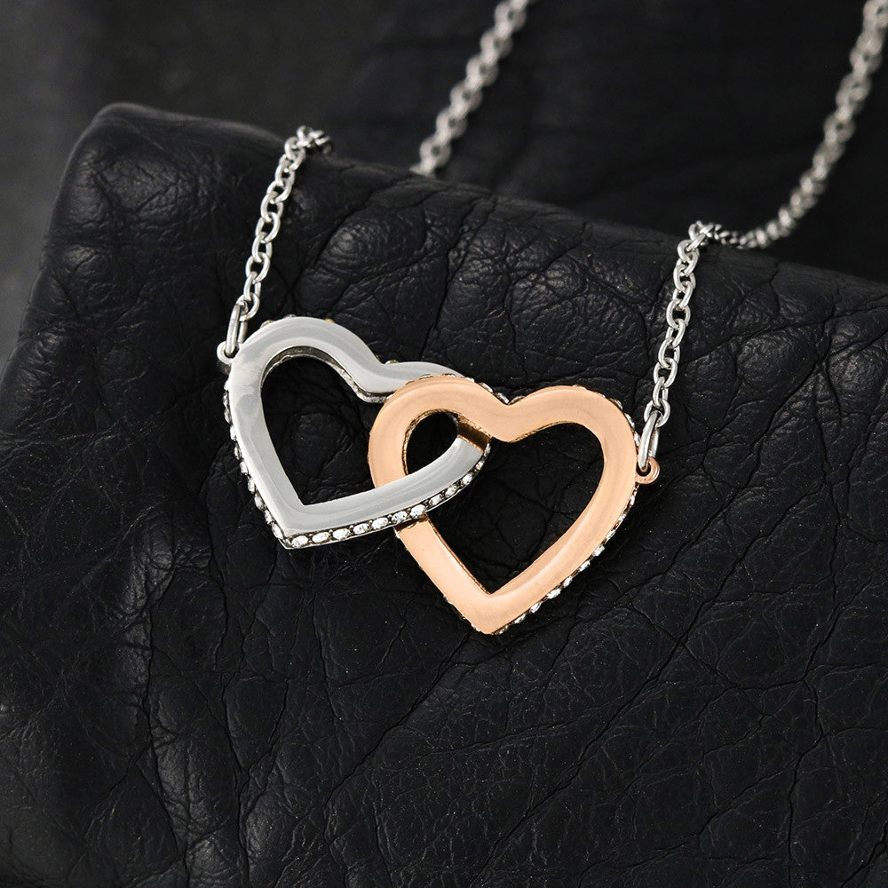 Intertwined Hearts Necklace-A Gift for Love For Mom